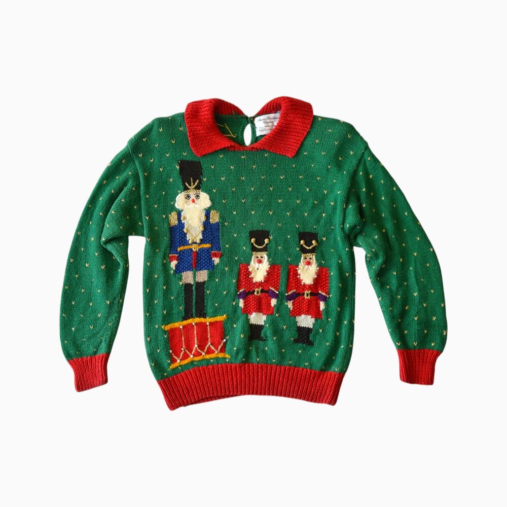 Vintage Ugly Christmas Sweater Size SM